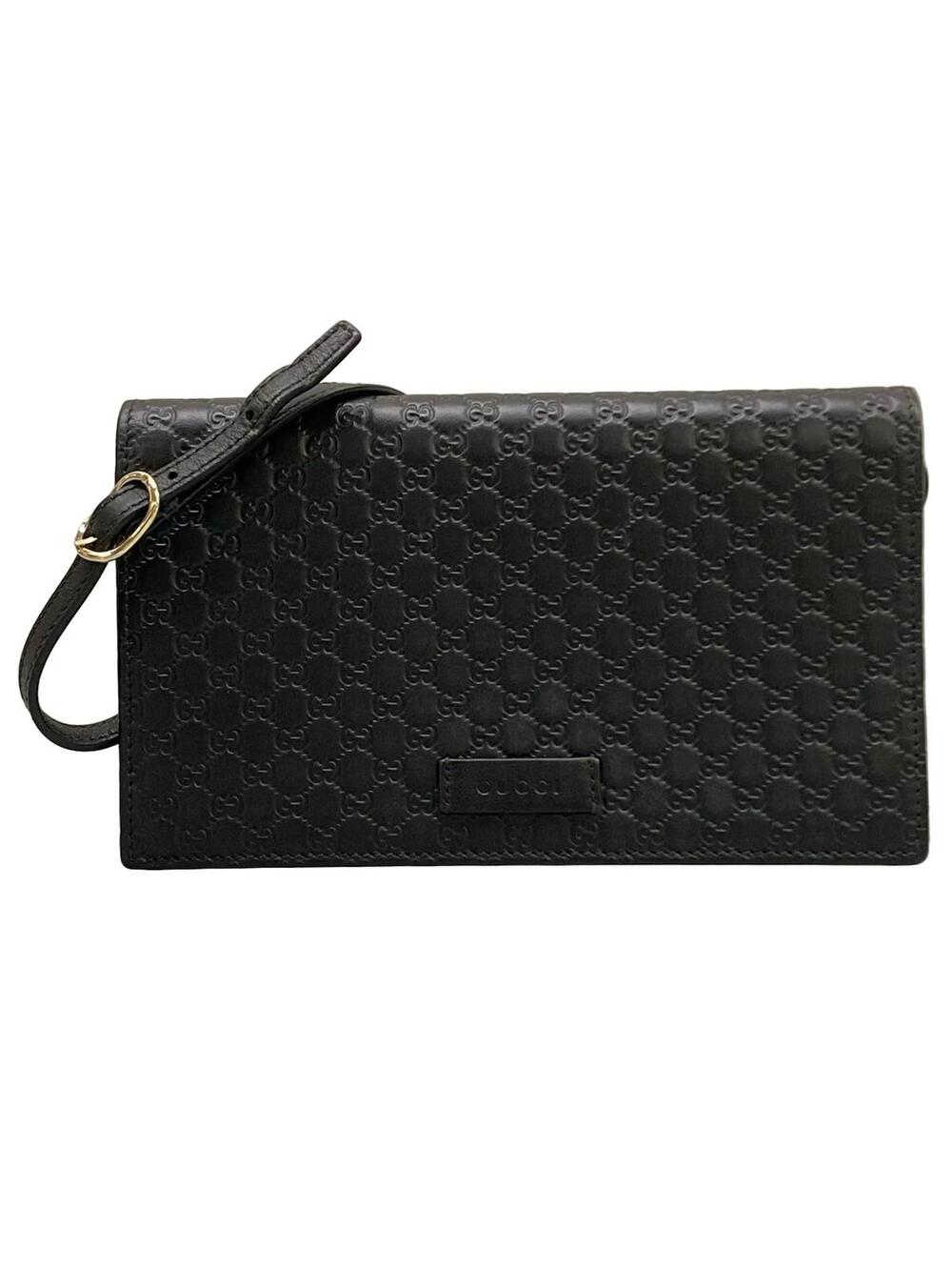 Gucci Micro Guccissima Black Leather #372120G66B